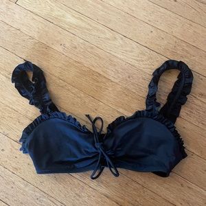 NWOT black reformation bikini top size small